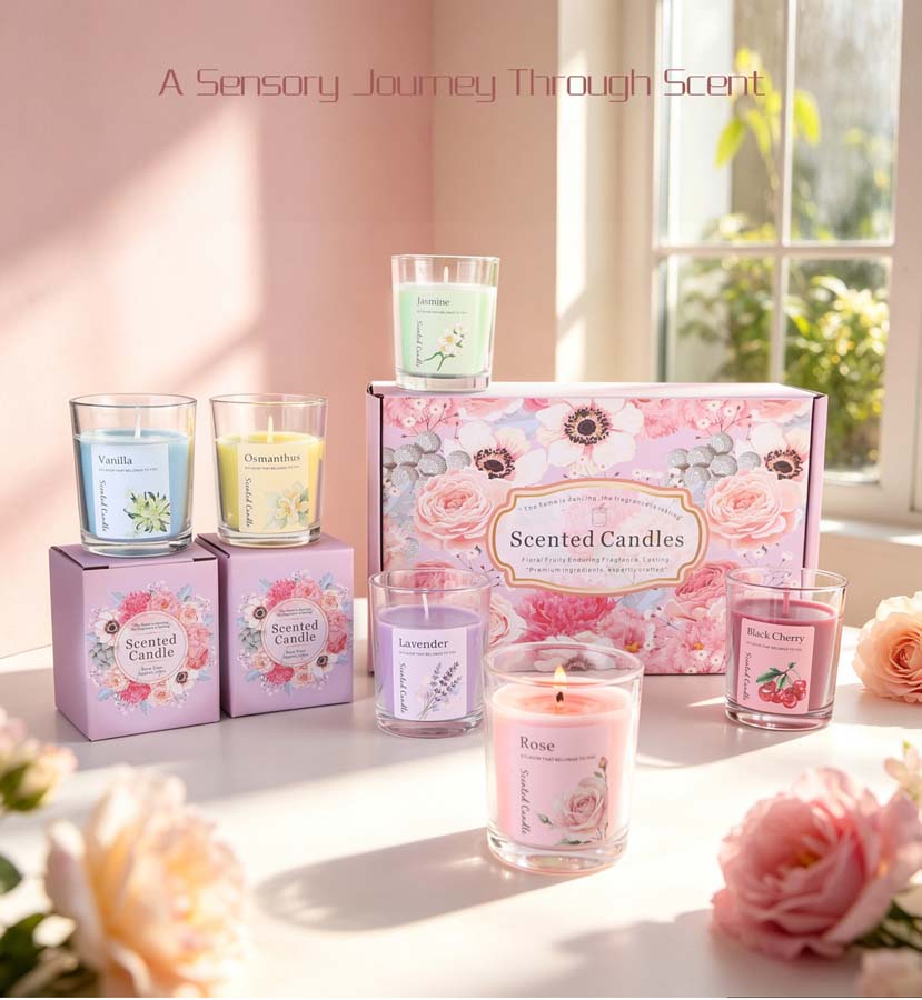 مجموعة هدايا شموع معطرة للعلاج - مراجعة Home Fragrance Gift وسعره