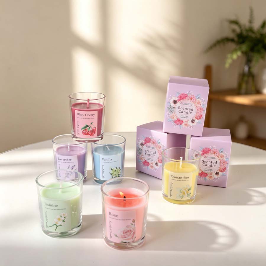 مجموعة هدايا شموع معطرة للعلاج - مراجعة Home Fragrance Gift وسعره